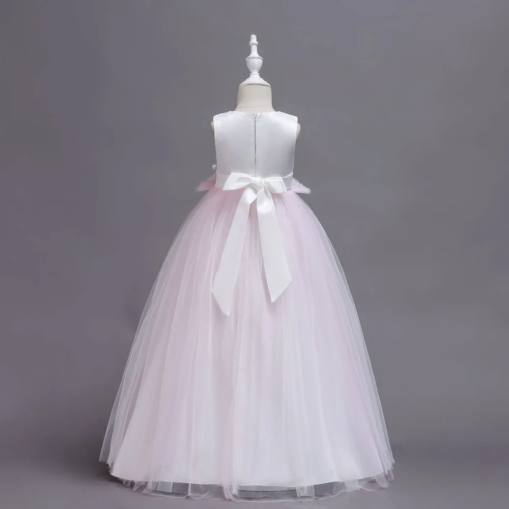 Flowers Teen girls Full dress for Birthday party and wedding Prom Princess Frocks vestidos costumes 6 8 10 12 14 16 Years | Детская