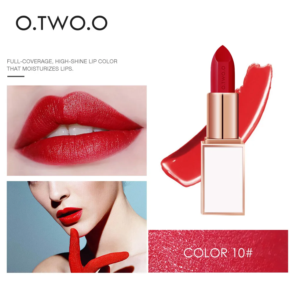 O.TW O.O роскошная женская сексуальная красная матовая губная помада цвет