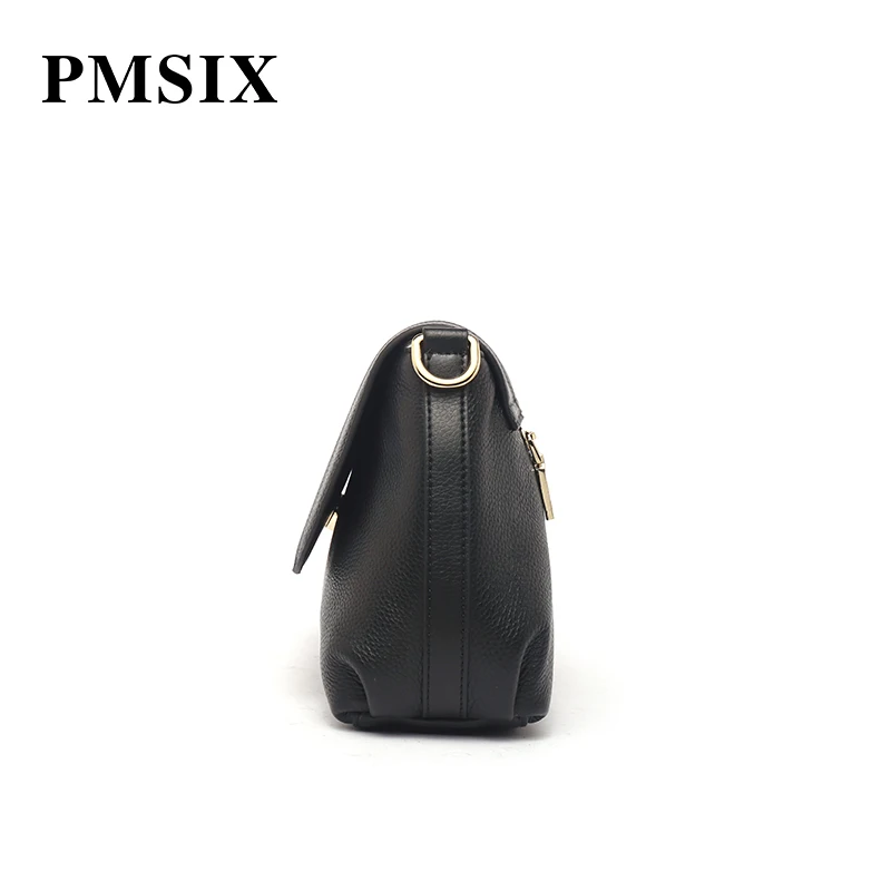 PMSIX модная женская сумка через плечо с тиснением сумки кожаные черные