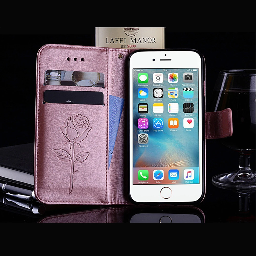 Для iPhone 5S 7 8X6 6 S плюс бумажник флип чехол для samsung Galaxy S7 S6 край S8Plus g531H S3 S5 A3 A5 J1 2016 J5 J7