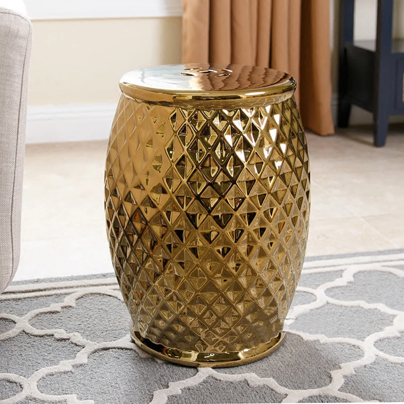 

Chinese High Temperature Fired Porcelain Ceramic Garden Stool