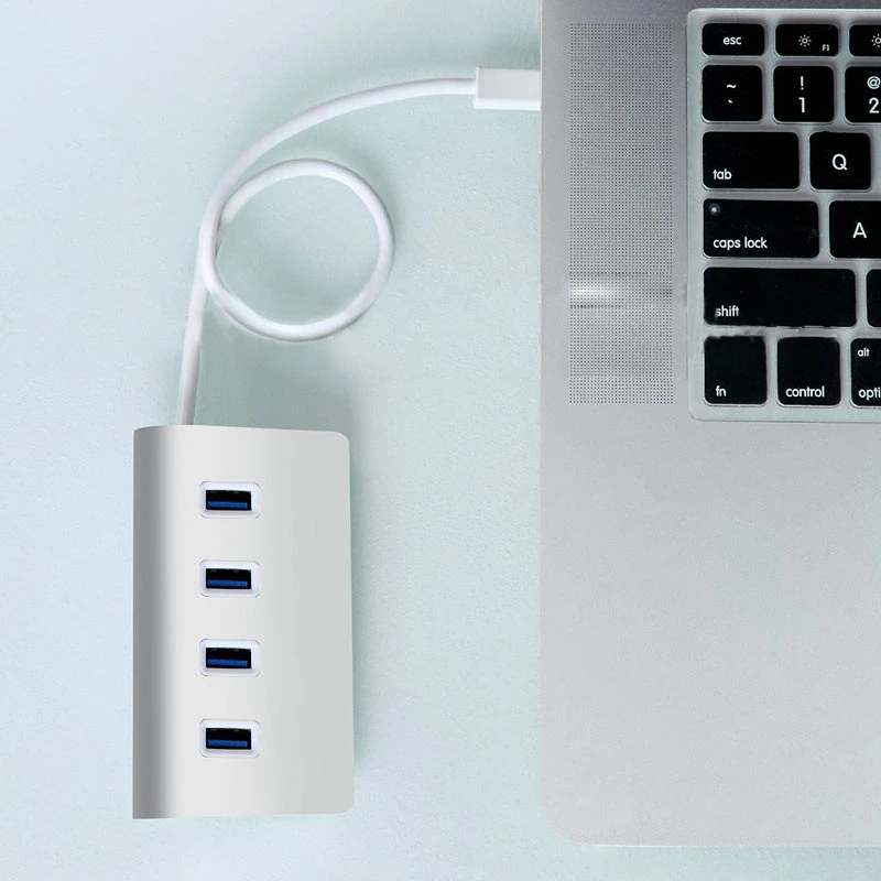 Usb-концентратор Type-C из алюминиевого сплава концентратор USB 3 1 к 0 4 порта адаптер