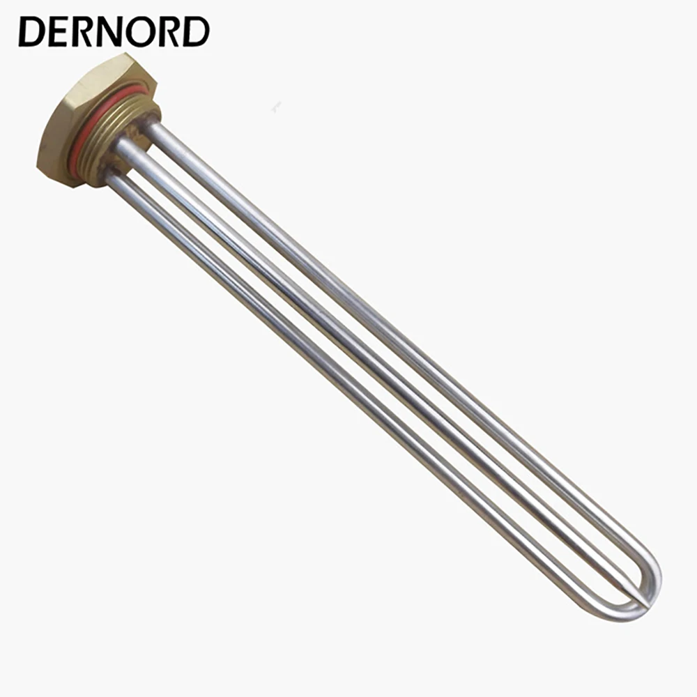 

220v 1000w Tubular Heater Heating Element 1 1/4 Inch Screw Plug Heater with Probe Tube