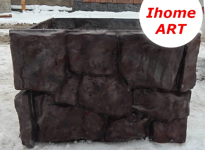 Пластиковые формы для изготовления бетонных квадратных цветочных горшков сада