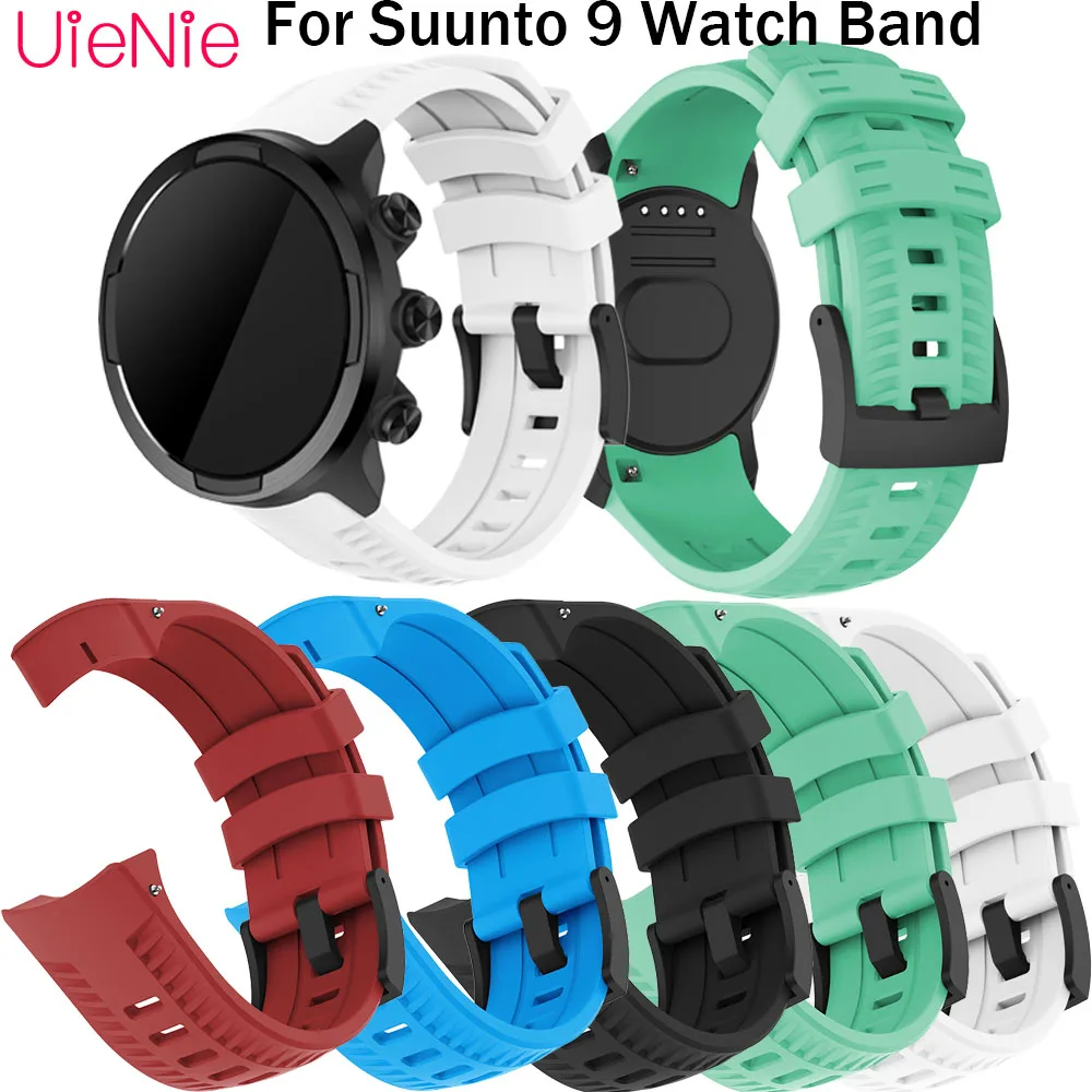 Для SUUNTO 9 Frontier/классический силиконовый спортивный ремешок на запястье сменный ремешок для SUUNTO 9 Смарт-часы браслет наручные аксессуары