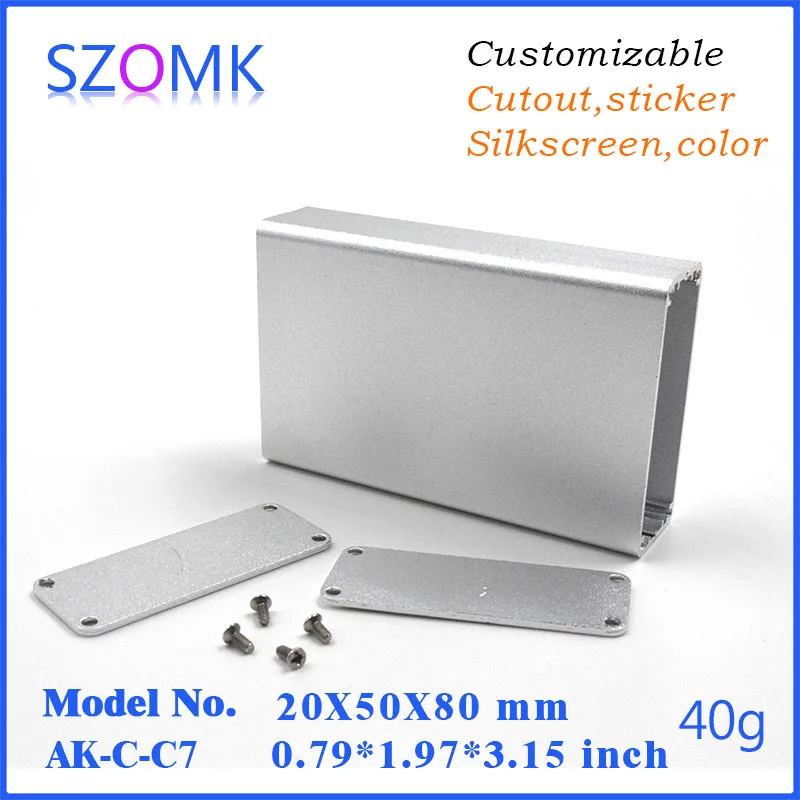 1 шт. алюминиевая стыковка для Электроника szomk 20*50*80 мм|electronic toy|electronic pad and penelectronic
