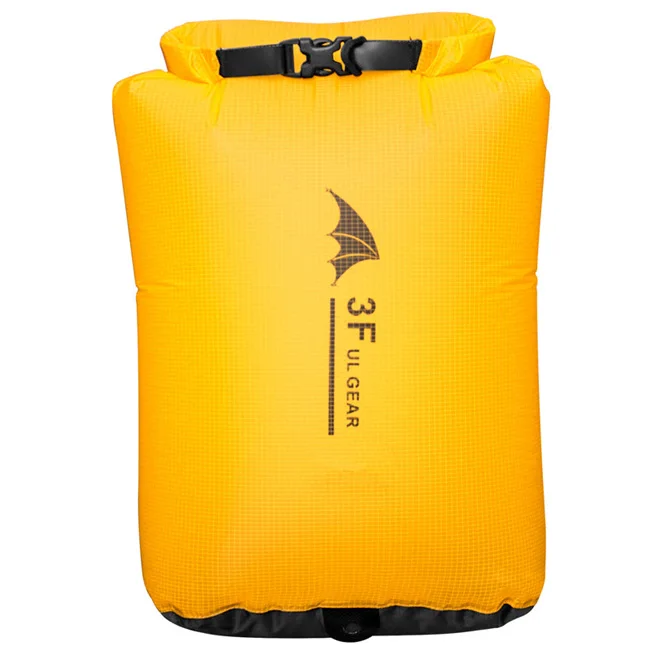 15D yellow 6L 3F UL шестерни 15D 30D кордюрный учебный рюкзак Сверхлегкий дрейфующие плавательные мусора одежда спальный мешок, сумка для хранения водонепроницаемая сумка, для плавания сумка - Цвет: 15D yellow 6L