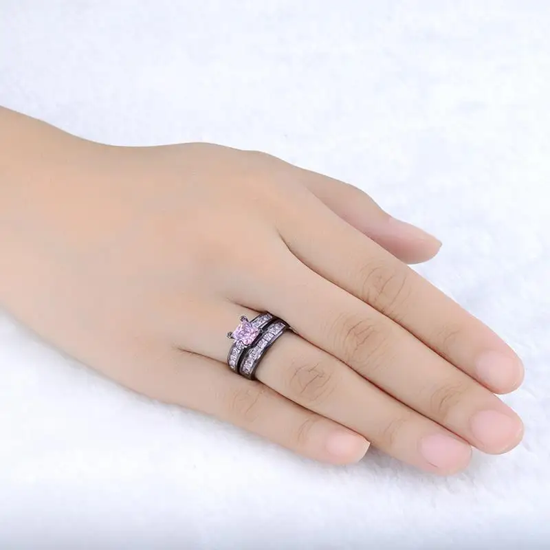 Черный золотой цвет роскошный 2 круга Bijoux модные Коктейльные вечерние набор