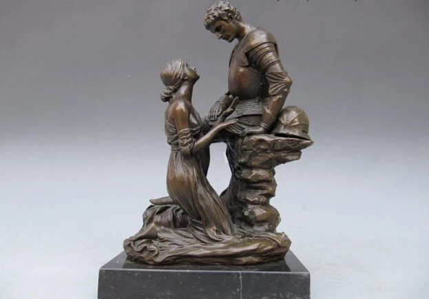 Греческая мифология бронзовая мраморная Девичья статуя импираторного воина