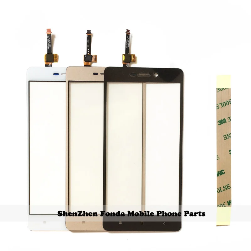 3 цвета сенсорный экран фронтальное стекло панель дигитайзер для Xiaomi Redmi S Hongmi Pro