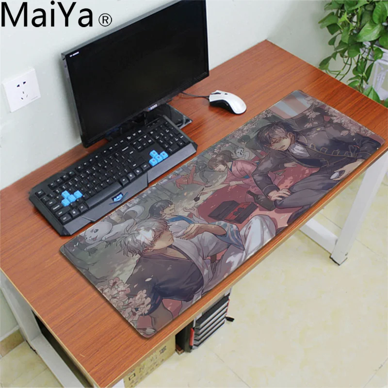 MaiYa Custom Skin Gintama красивый коврик для мышки в стиле аниме прочный резиновый мыши |
