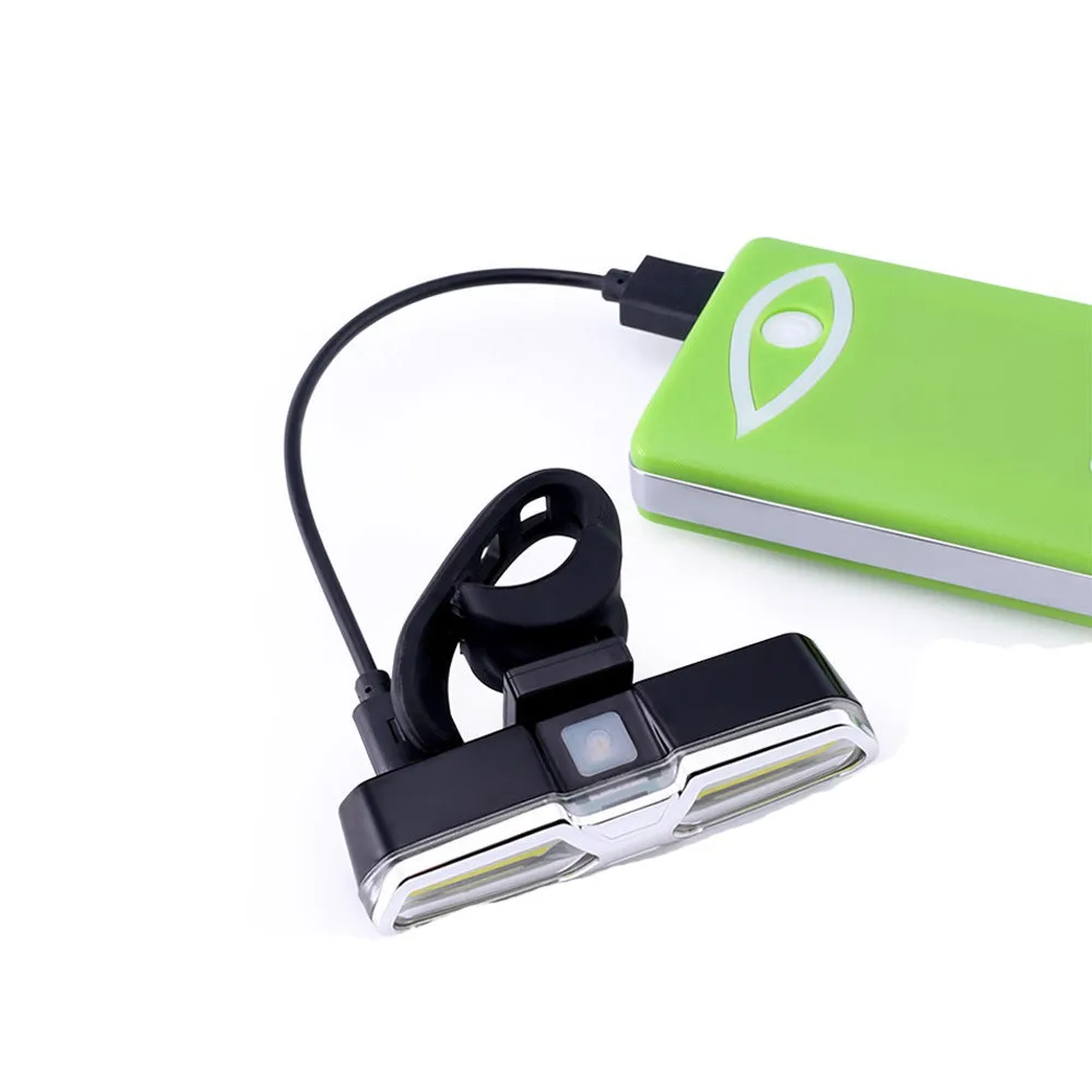Горячая Распродажа USB аккумуляторная Хвостовая велосипедная фара COB