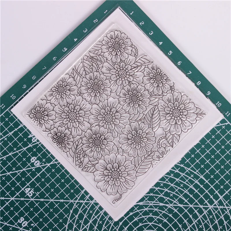 Резиновый силиконовый прозрачный штамп для transparтампонов прозрачная печать