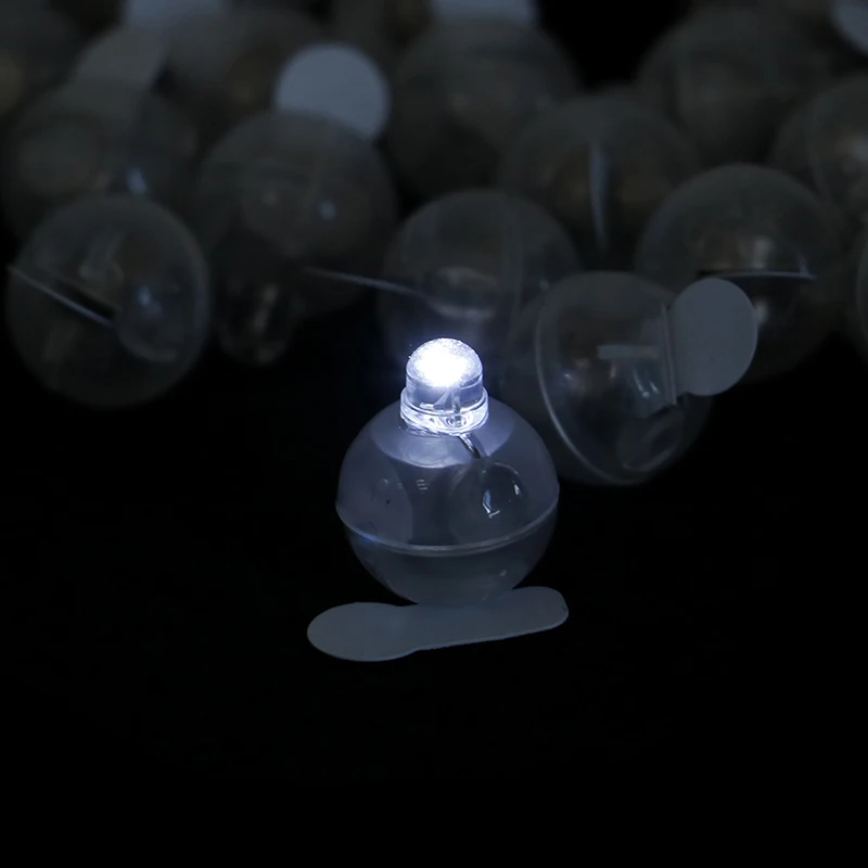 

50Pcs/lot Round Ball Tumbler LED Balloon Lights Mini Flash Luminous Lamps For Lantern Bar Christmas Wedding Party Decoration