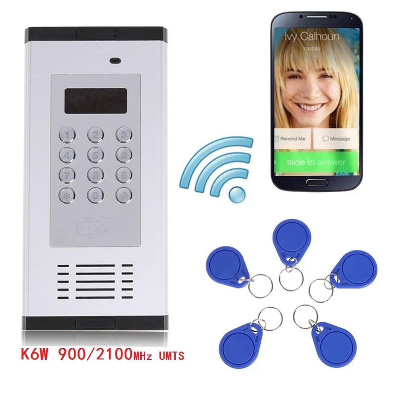 3G 900 2100Mhz Дистанционное управление двери гаража водонепроницаемый GSM 3g система контроля доступа домофон двери ворот открывалка поддерживает циферблат/RFID открытый - Цвет: 3G 900 2100Mhz