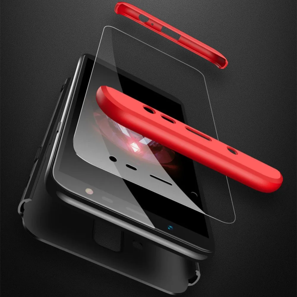 Роскошный 360 градусов полный чехол для телефона Samsung Galaxy J8 J4 J6 2018 противоударный