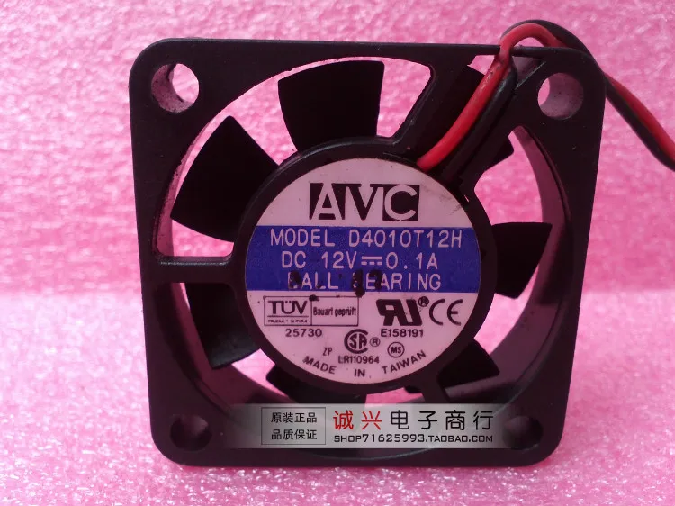 Для avc d4010t12h 4010 12В 0.1a 4 см двойной шаровой блок питания охлаждающий вентилятор|cooling