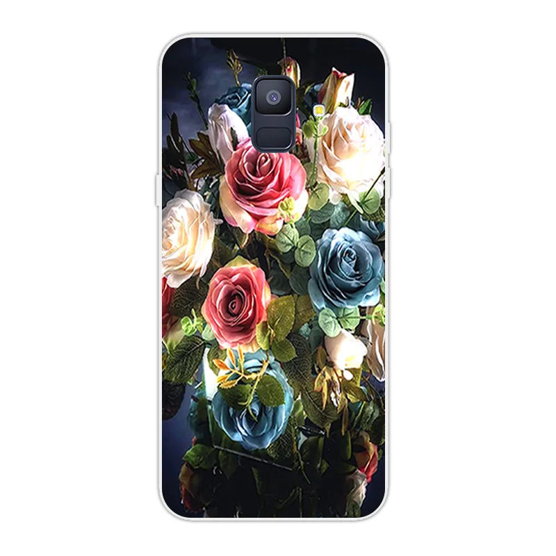 05 Полный протектор мобильного телефона для samsung A600G Прозрачный чехол для Galaxy SM-A600FN, A600FN Модный милый силиконовый чехол с принтом - Цвет: 05