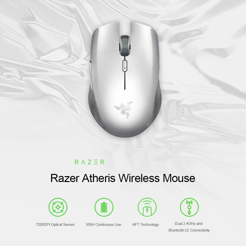 Беспроводная игровая мышь Razer Atheris BT портативные игровые мыши для обеих рук