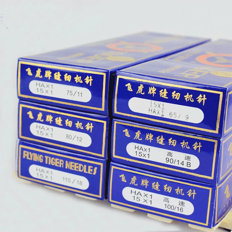 100 шт./лот летающий тигр HAx1 иглы подходят для всех бытовых швейных машин Singer 11 #12 #14