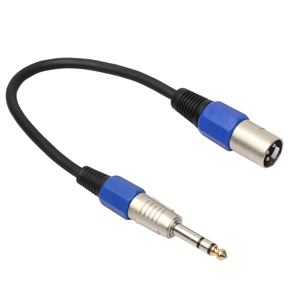 SCLS Профессиональный 35 см 3Pin XLR штекер Jack для 1/4 дюйма 6 мм Женский стерео микрофон