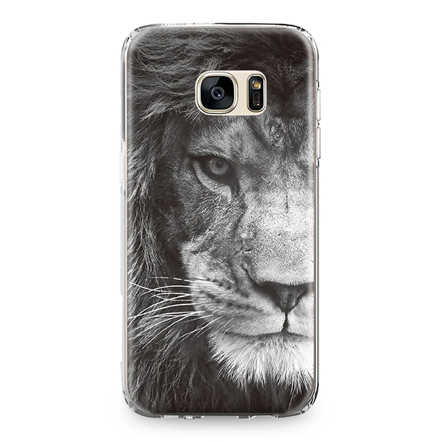 Крутой свирепый властный зверь Волк тигр милый сова шаблон ТПУ чехол s для samsung