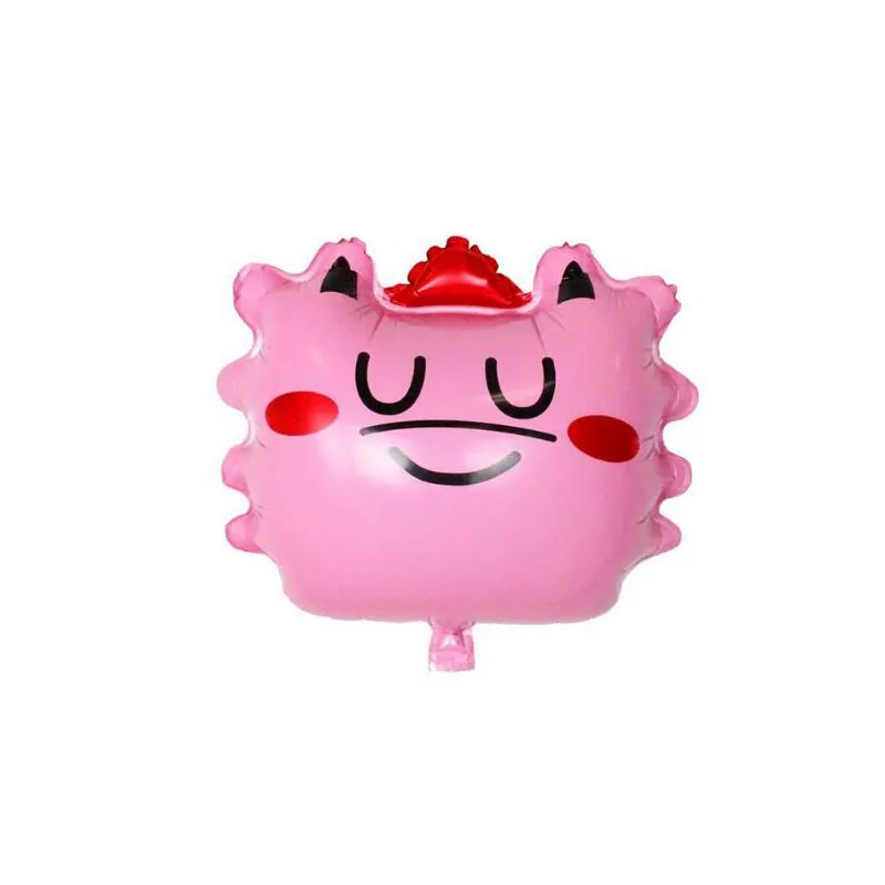 Huxiaomei 5pcs Cute Expression Smiling Faces Aluminum Foil Balloons Baby Shower Wedding Party Decoration Children's Toys Balloon |