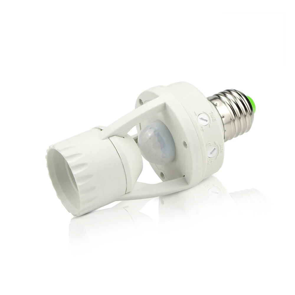 PIR инфракрасный датчик движения Сенсор E27 светодиодные лампы 1 шт. AC110V 220 V Базовая