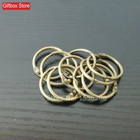 id 30mm vintage bronze metal binding ring diy photo album accessories iron round circle