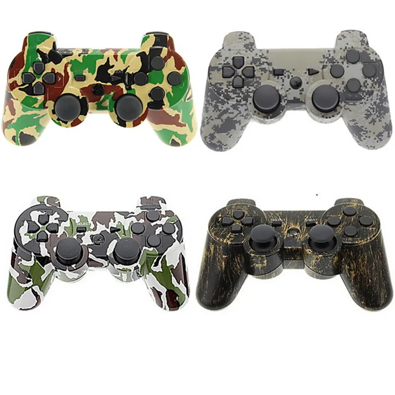 Камуфляжный двойной шок Беспроводной Bluetooth SIXAXIS геймпад для ps3 консоли Dual shock 3 |