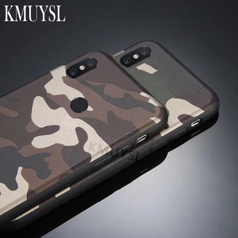 Роскошный армейский Камуфляжный мягкий чехол для Xiaomi mi A1 A2 Lite 5X 6X Red mi 6A Note 6 Pro 5 Plus 5A Prime 4X 4A S2 Poco F1