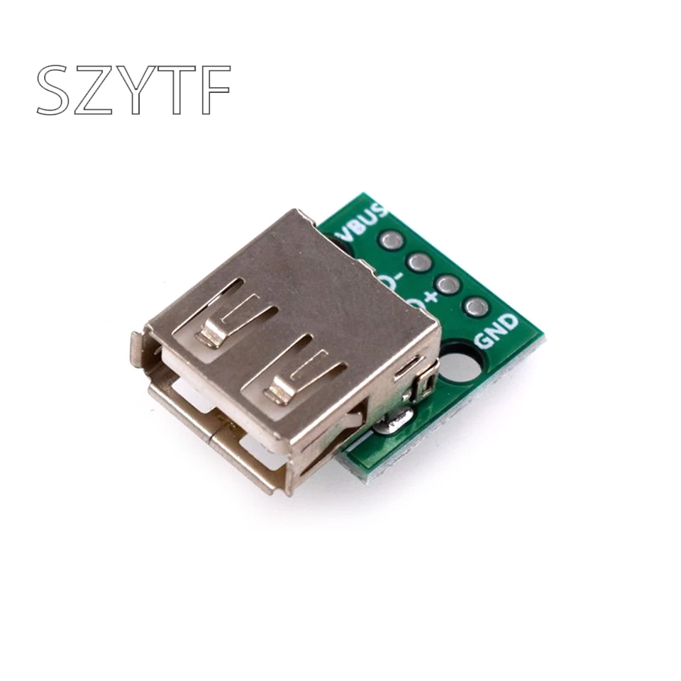100 шт. MICRO MINI5P USB для Dip женский B-type квадратный интерфейс принтера Mike 5p патч