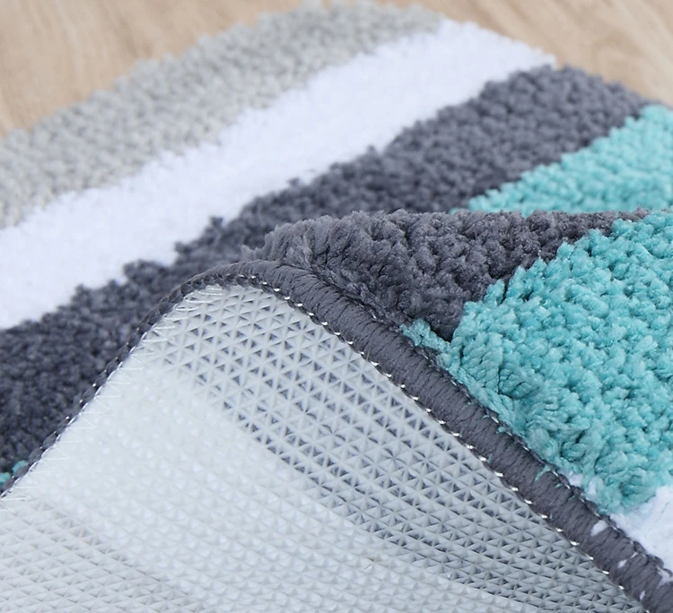 Коврик для ванной комнаты впитывающий нескользящий из микрофибры гостиной