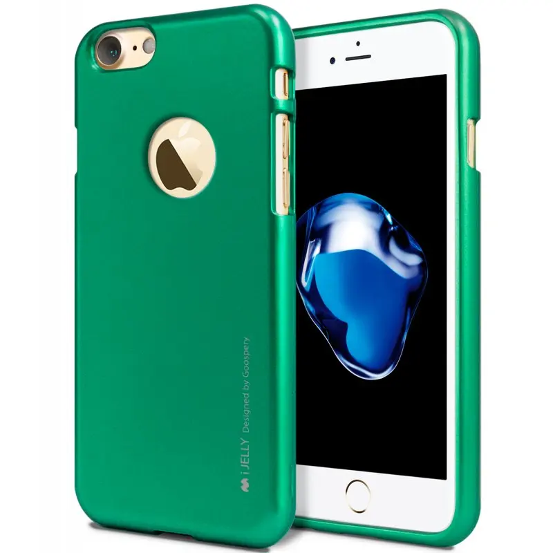 Для iPhone 7 чехол из ТПУ Jelly оригинальный Mercury Goospery металлический мягкий кожаный TPU