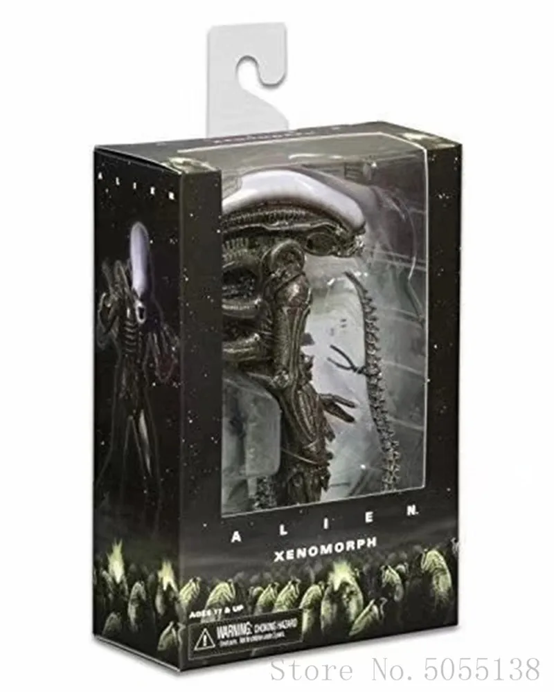 20 см иностранцев Xenomorph Чужой Классический 1979 большой глава ко NECA ЖК монитор