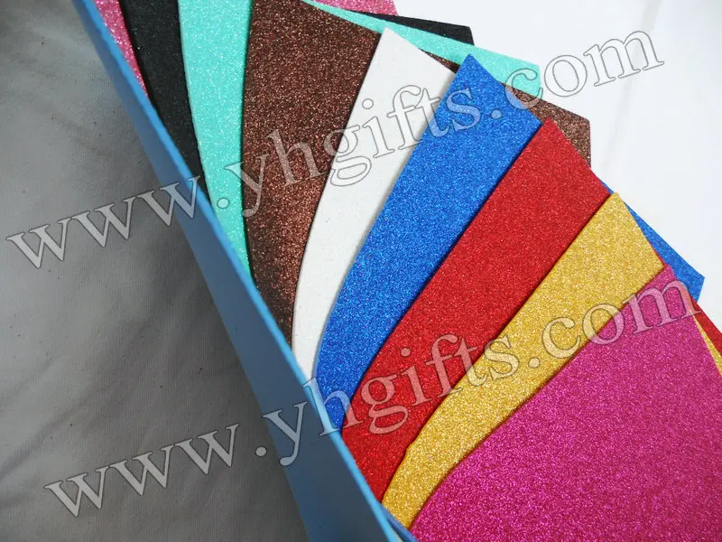 50 шт./лот. Блестящие поролоновые листы блестящая бумага из ЭВА материалы для