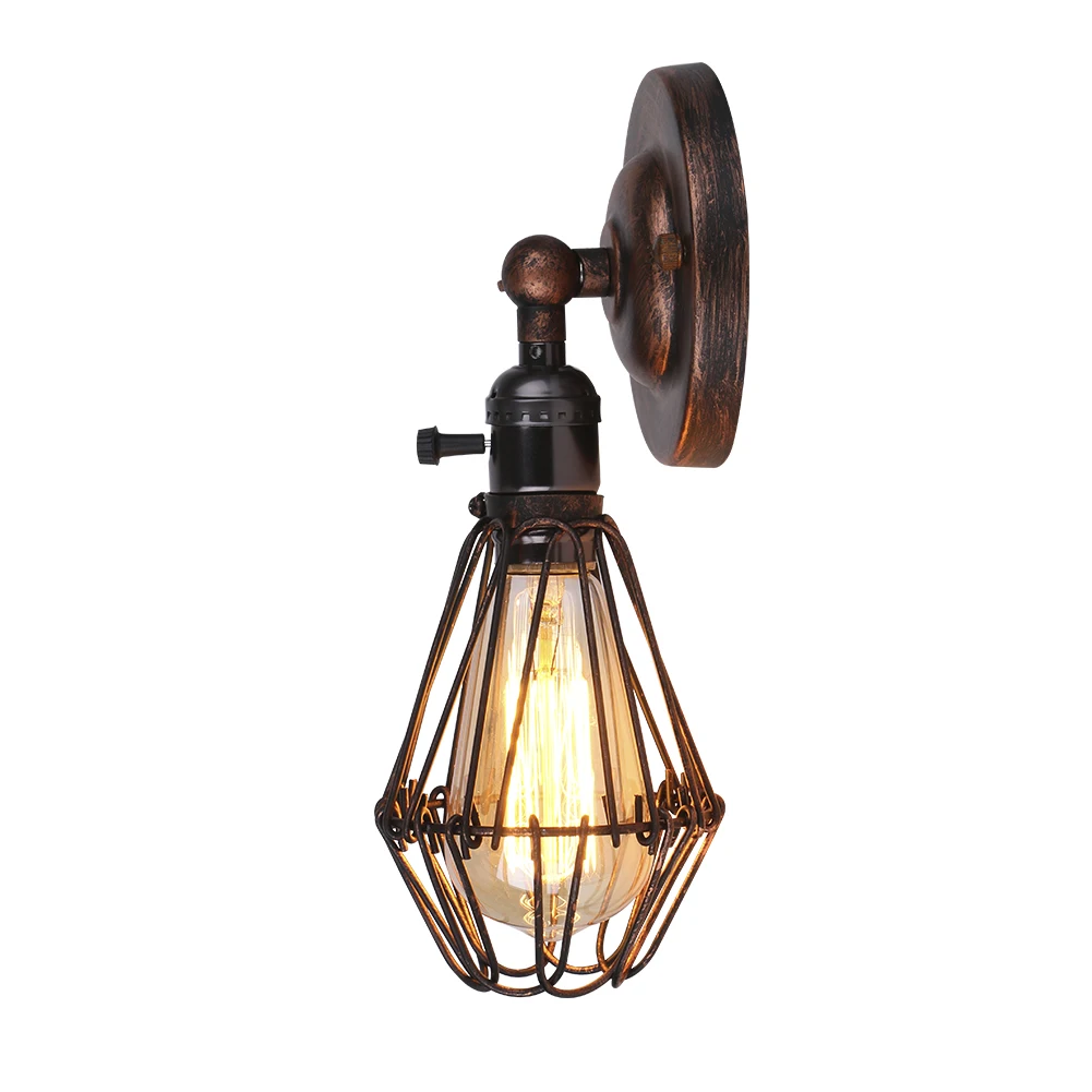 Лофт ретро светильник креативный Железный настенный E27 для помещения столовой