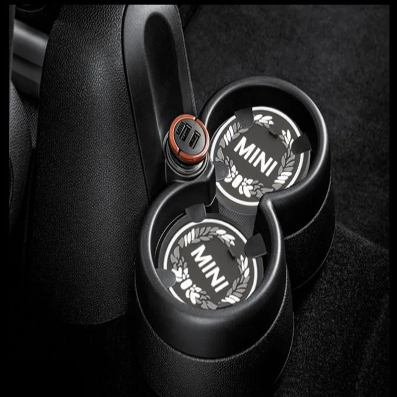 

2pcs rubber car cup pad for MINI COOPER CLUBMAN COUNTRYMAN PEACEMAN R55 R56 R57 R58 R59 R60 F56