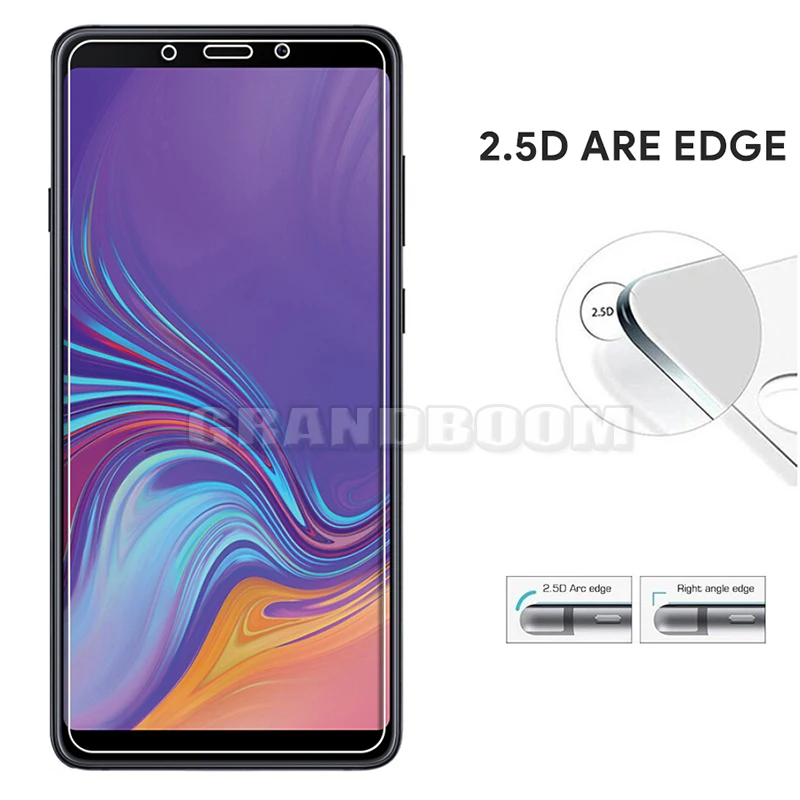 500 шт. 2.5D защитное Закаленное стекло-пленка для samsung Galaxy A90 A80 A70 A60 A50 A40 A40S A30 A20 A20E A10 закаленное Экран протектор