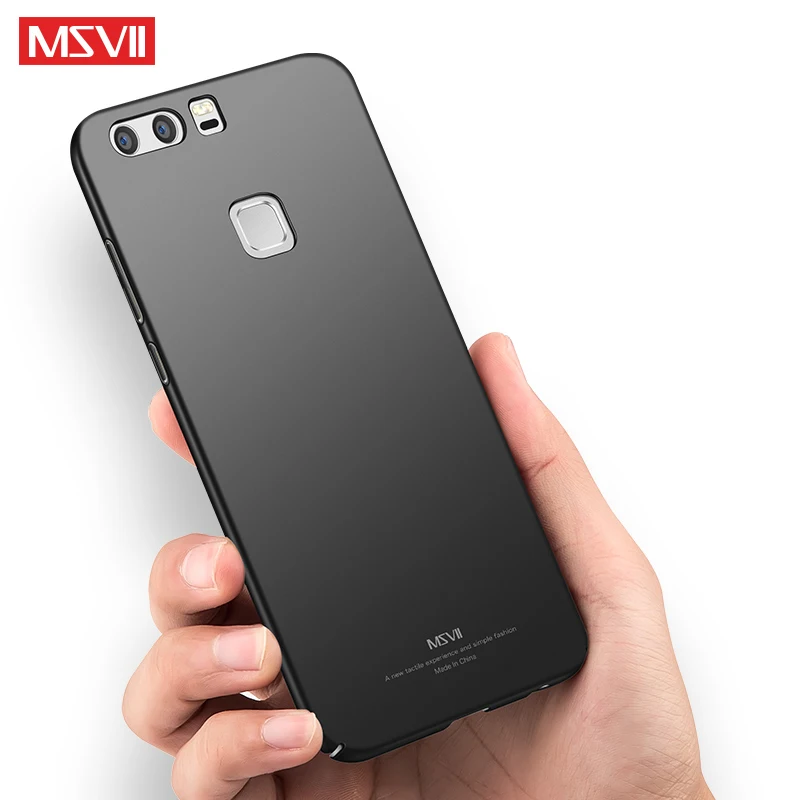 Для Huawei P9 Lite чехол MSVII палец кольцо тонкий матовый для Plus автомобильный держатель