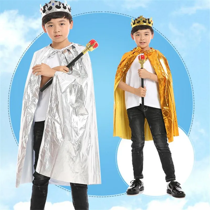 Женский костюм принцессы принца из аниме Корона для косплея золотистого и