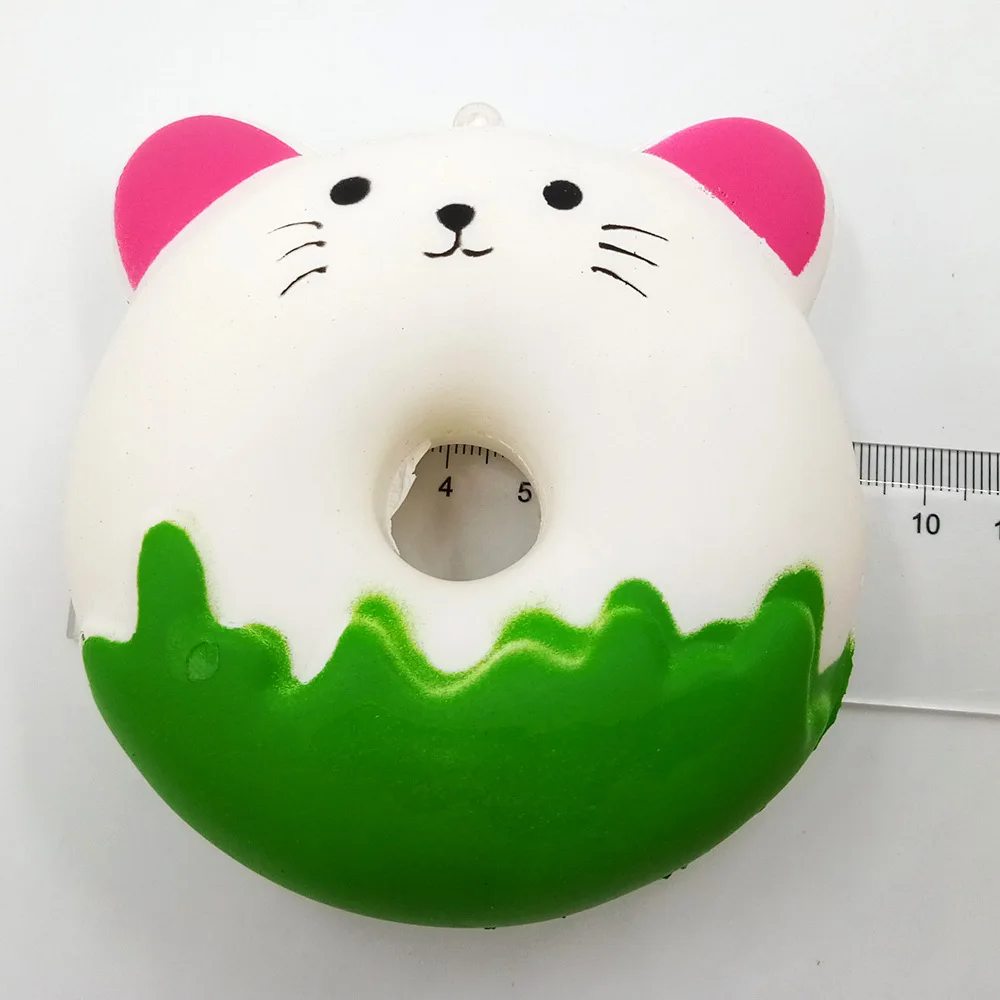 Kawaii Squishe Jumbo squishy Donut антистрессовая игрушка Squishy медленно поднимающаяся снятие стресса Новинка кляп игрушки гаджет антистресс брелок