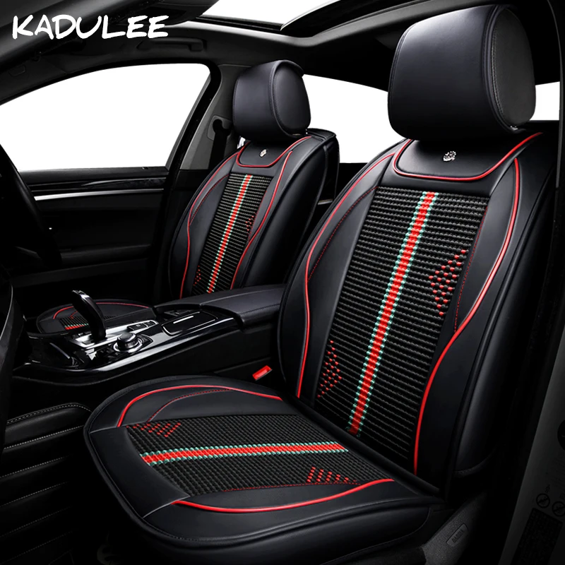 KADULEE ice silk чехол для автомобильного сиденья для toyota corolla peugeot 106 201 207 ford fiesta renault symbol автомобильные аксессуары автостайлинг
