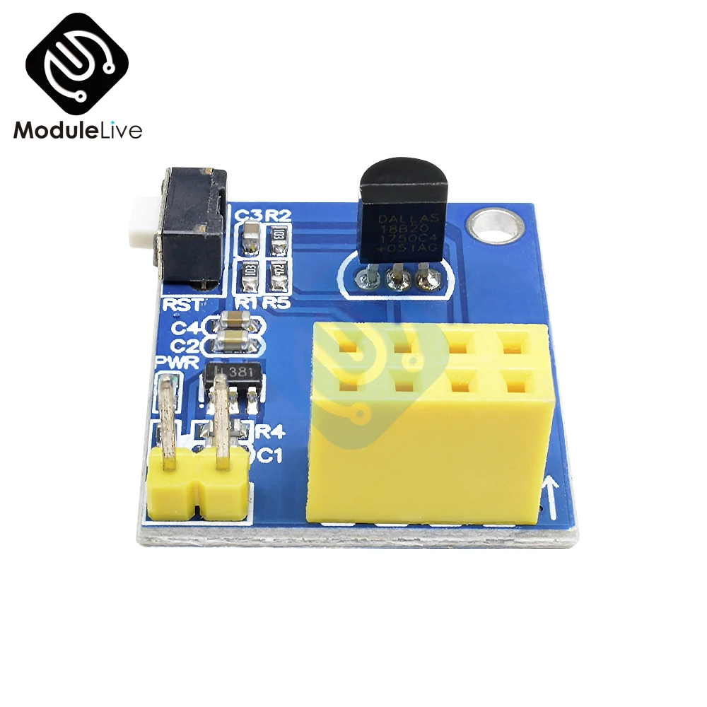 ESP8266 ESP 01S ESP01 DS18B20 модуль датчика температуры и влажности Wifi для Arduino Smart Home IOT DIY