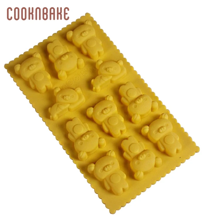 Силиконовая форма для шоколадных конфет COOKNBAKE медвежья выпечки торта мыла льда