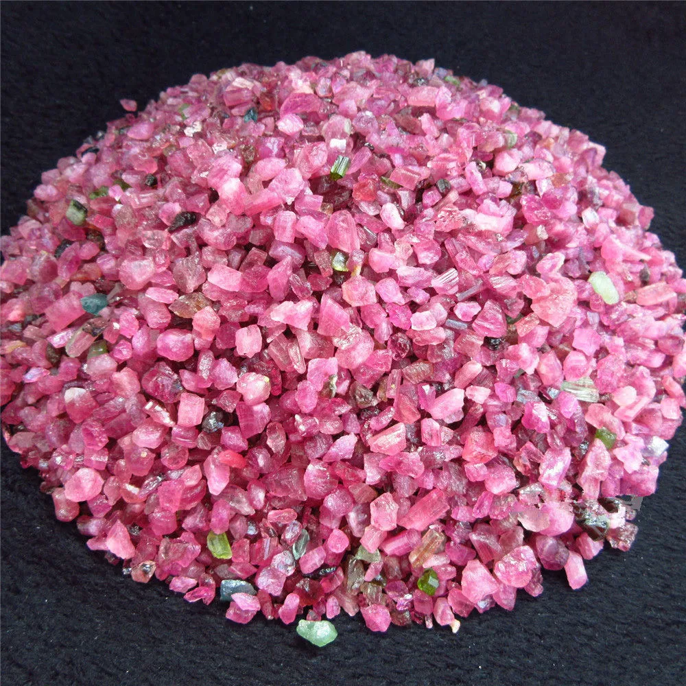 1/4 фунта натуральные камни с красным турмалином грубые Кристальные драгоценные