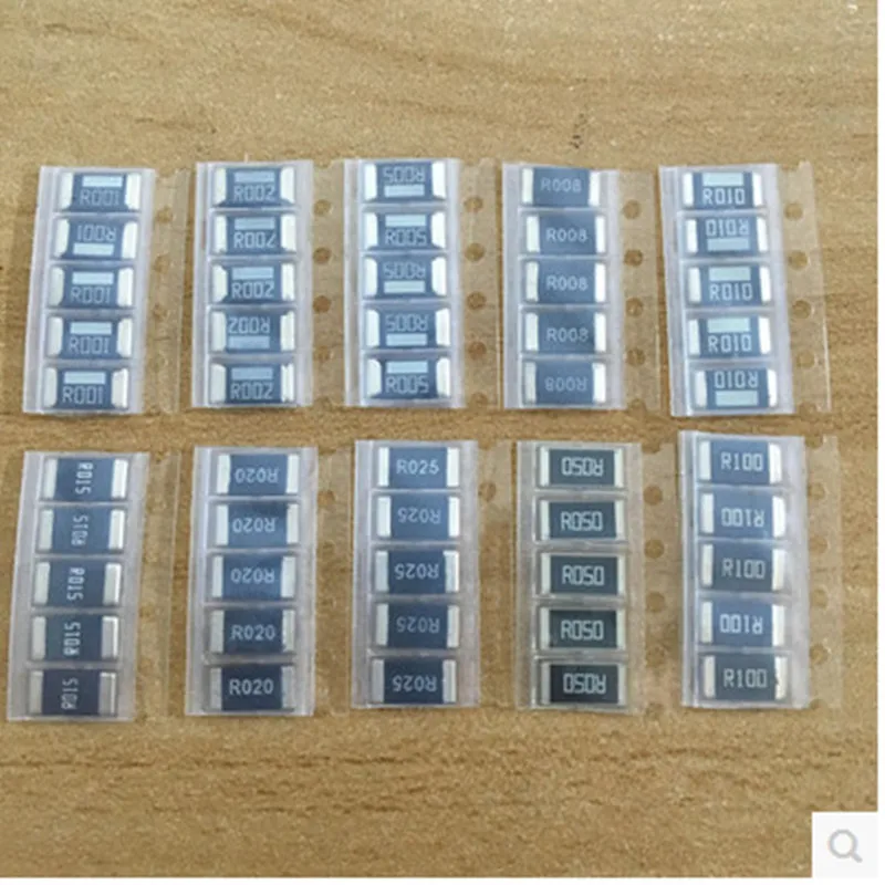 10 значений X5pcs = 50 шт 2512 сплав сопротивления металлический сплав комплект