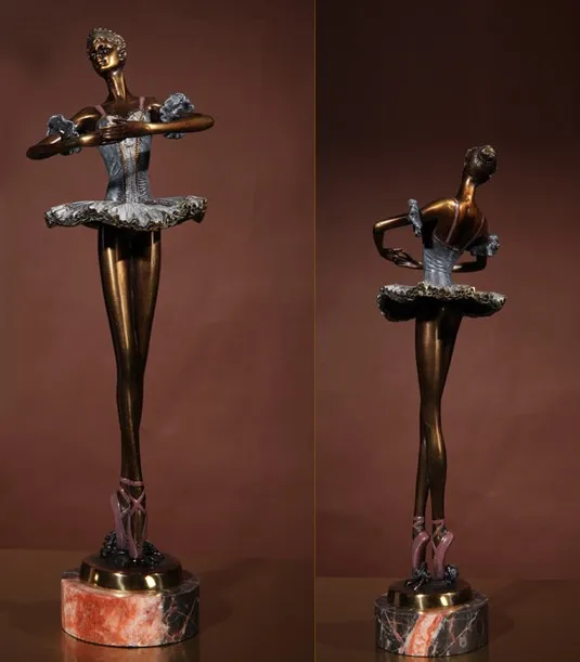 Бронзовая балетная скульптура статуя латунная Статуэтка|sculpture statue|statue sculpturefigurine