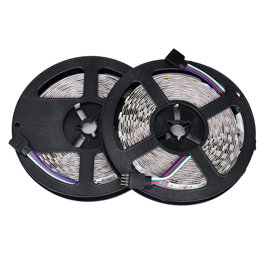 10 м RGB 5050 Водонепроницаемый светодиодный ленточный светильник 300 SMD 24 клавишный