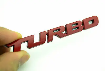 1 шт Красный Turbo Автомобильная эмблема задний загрузки значок Стикеры для VW Jetta Polo